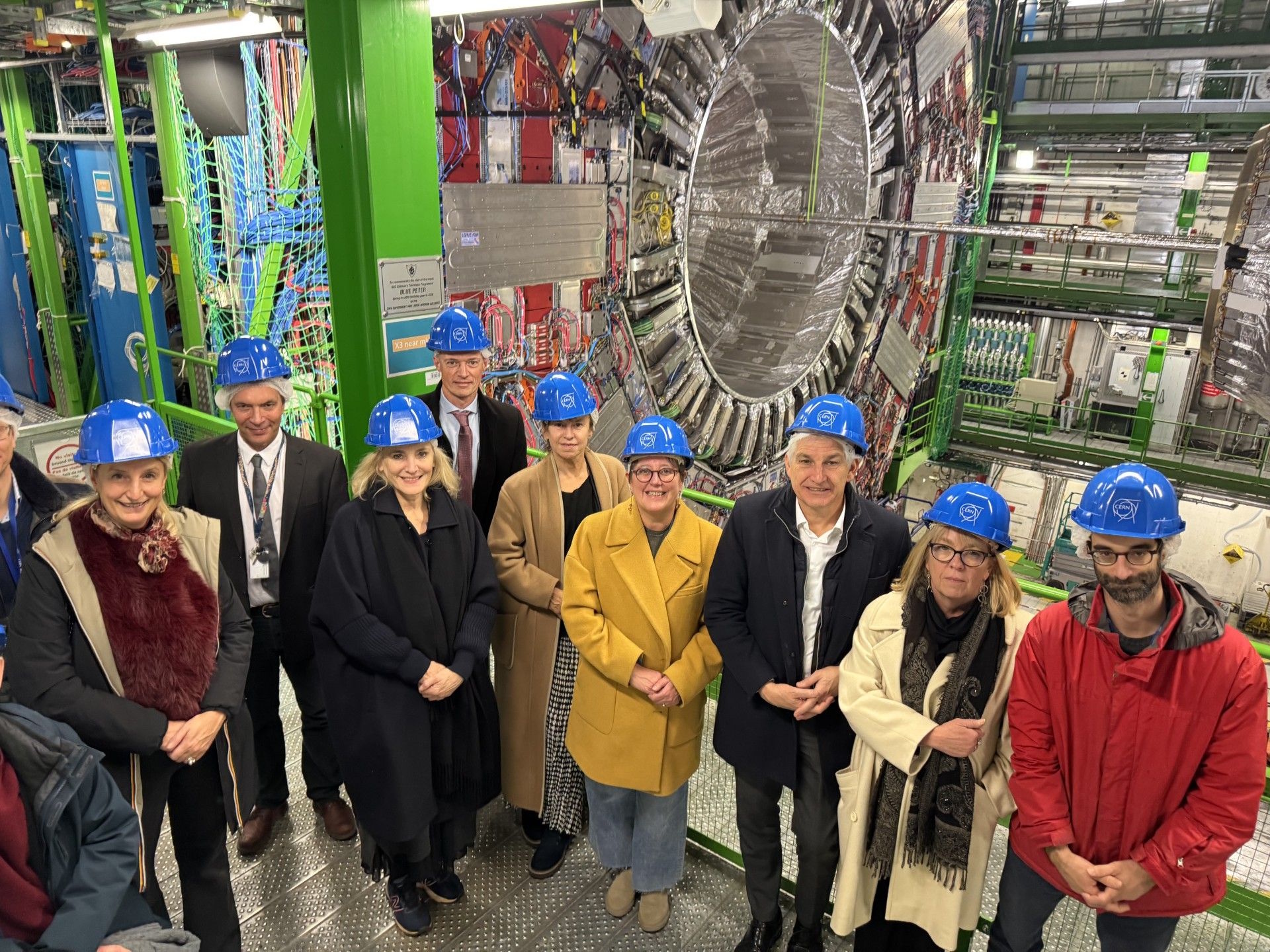 VIsite of CRef to the CMS experiment