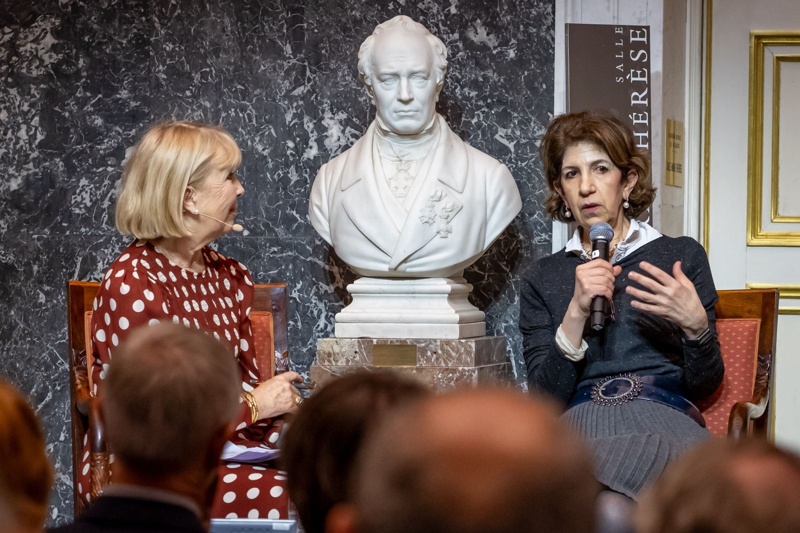 CERN Director General, Fabiola Gianotti at the Belgian event for CERN 70th Anniversary