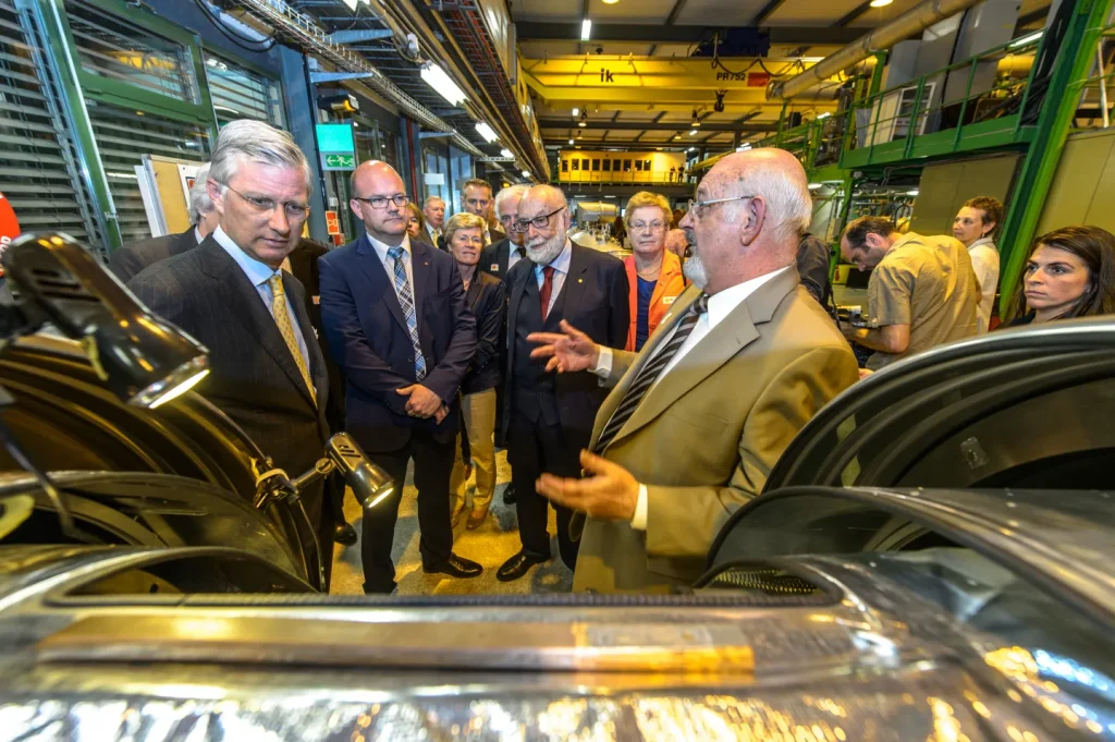2014 – HM King Philippe visits CERN