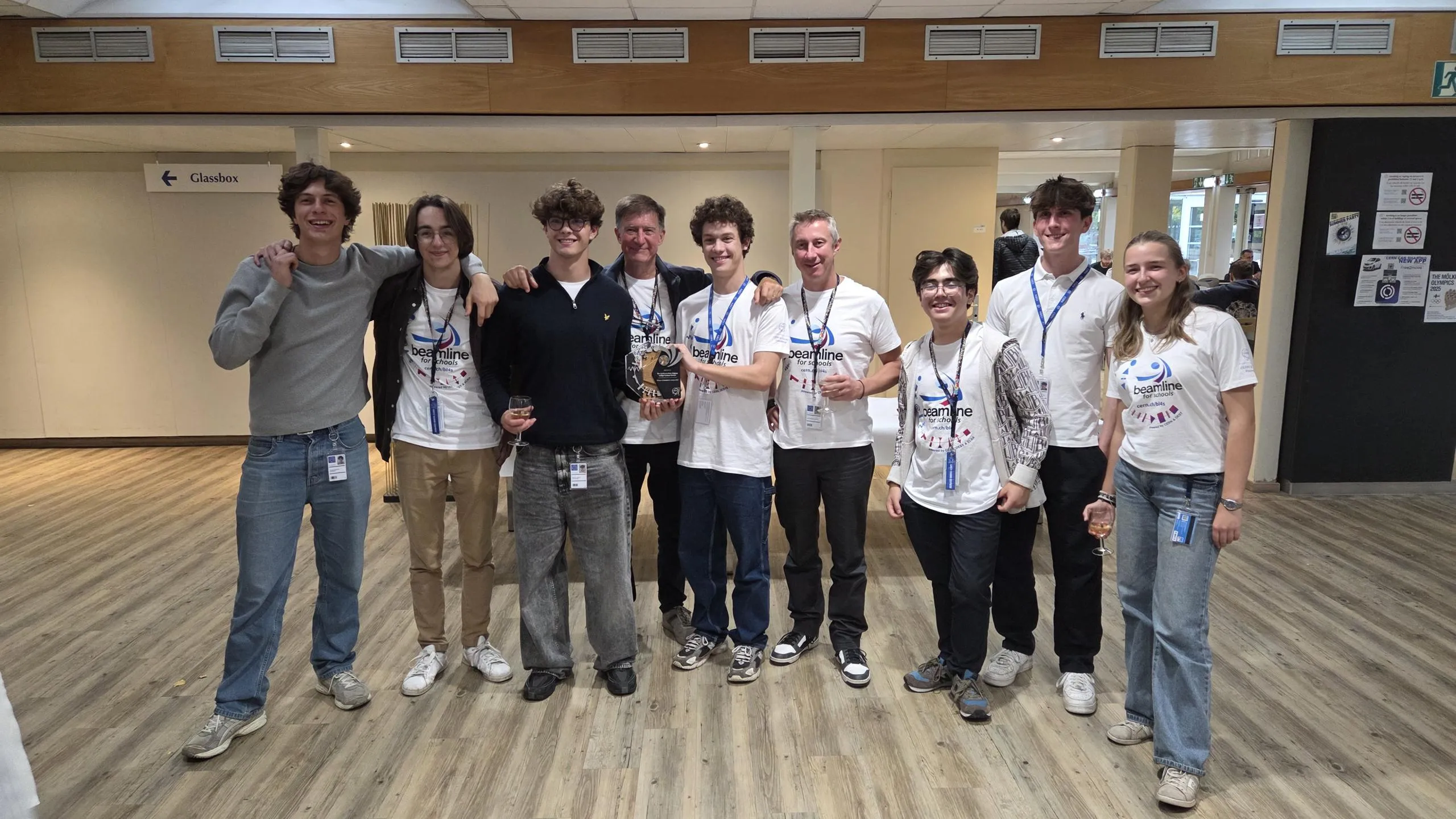 Belgian students win the Beamline for Schools competition and come to CERN