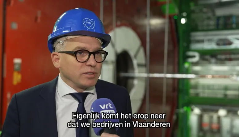 “Iederéén zou moeten komen kijken”, minister-president Diependaele onder de indruk van deeltjesversneller CERN in Genève