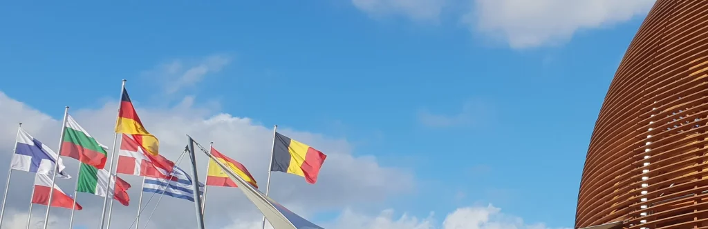 BE Flag Globe