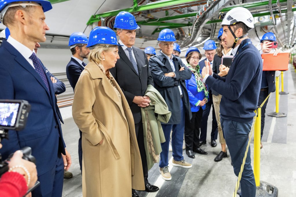 2024 - HRH Princess Astrid of Belgium visits CERN
